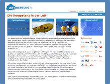 Tablet Screenshot of luftwerbung24.de